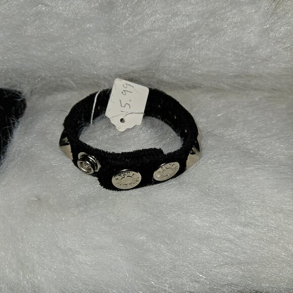 Funk Plus Studded Velvet Bracelet Adjustable Funk Plus - Picture 4 of 15